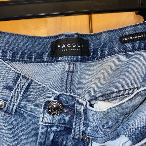 PACSUN Stacked Skinny Jeans size 28 x 30 - Picture 6 of 8